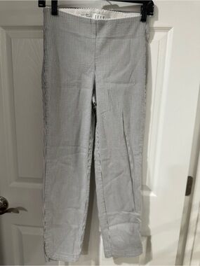 Elle White Collar Skinny Ankle Pants